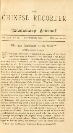 No. 11. November, 1899