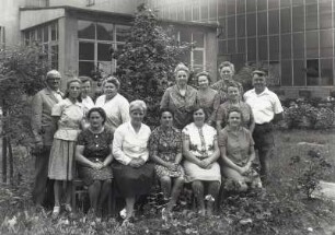Kochkursgruppe Gottwald der Betriebsküche des VEB Schmiedewerk Roßwein