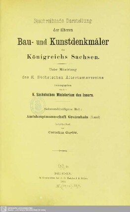 37: Amtshauptmannschaft Großenhain (Land)