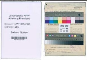 Entnazifizierung Gustav Bollens , geb. 23.05.1900 (Spediteur)