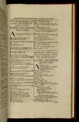 Imperatorum, Caesarum, Augustarum Epitheta Et Elogia. Caput Decimum Tertium