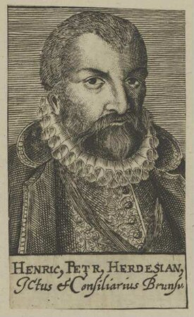 Bildnis des Henric. Petr. Herdesian