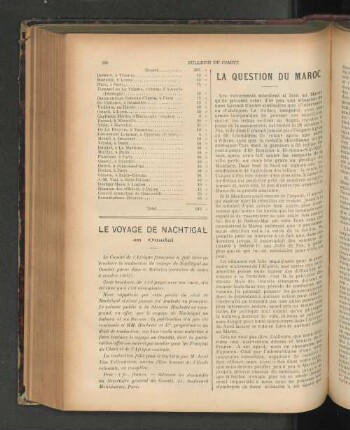 Le Voyage De Nachtigal.