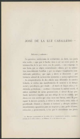 José de la Luz Caballero