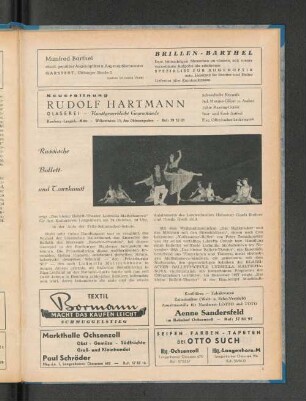 Russische Ballett- und Tanzkunst