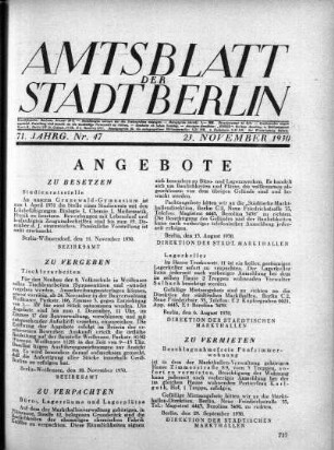 1930,47: Nr. 47, 23. November 1930