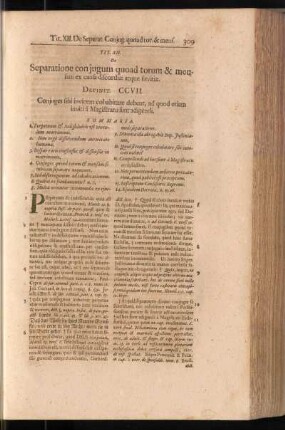 Tit. XII. De Separatione con jugum quoad torum & mensam ex causa discordiae atque saevitiae