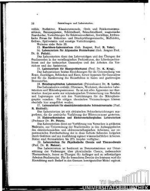 13. Maschinen-Laboratorium