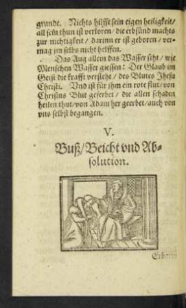 V. Buß/ Beicht und Absolution.