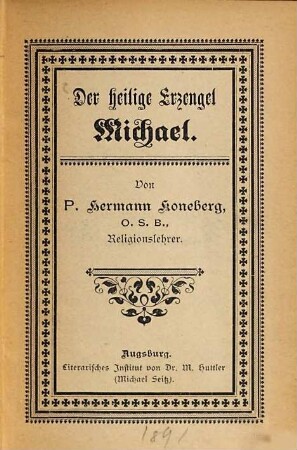 Der heilige Erzengel Michael