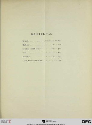 Dritter Tag (Nr. 327-492)