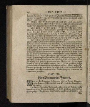 Cap. XL. Von Bienen oder Immen.