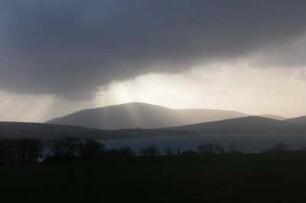 Landschaft, Abendhimmel, im County Clare