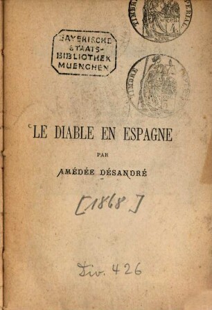 Le diable en Espagne par Amédée Désandré
