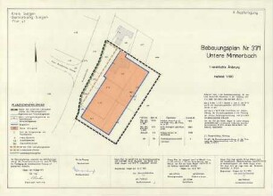 Bebauungsplan Nr. 37/1 Untere Minnerbach, 1. vereinfachte Änderung, Kreis Siegen, Gemarkung Siegen, Flur 41