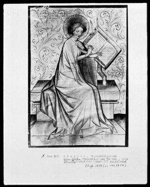 Evangeliar aus Metten — Evangeliar — Evangelist Matthäus?, Folio 1verso