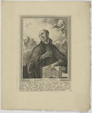 Bildnis des S. Ignatius de Loyola