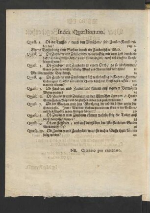 Index Quaestionum.