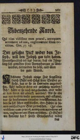 Sibenzehende Anred.