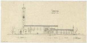 Gsaenger, Gustav; Amberg - Süd (Bayern); Ev. Erlöser Kirche - Südseite (Ansicht)