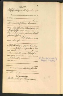 Standesamtsbuch der Stadt Aschaffenburg: Geburten 365/1900 - 184/1901
