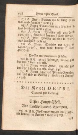 Die Regel Detri