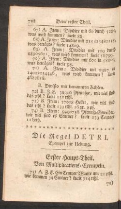 Die Regel Detri
