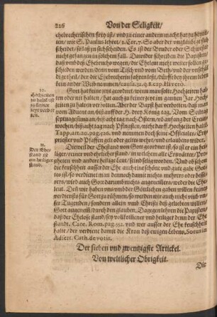 Der sieben und zwentzigste Artickel.