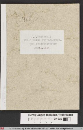 Dissertationum Philosophicarum Eptas Trina
