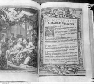 Missale Romanum di Alessandro VII 1662, Dekoration zu "In Nativitate B. Mariae Virginis" (S.505)