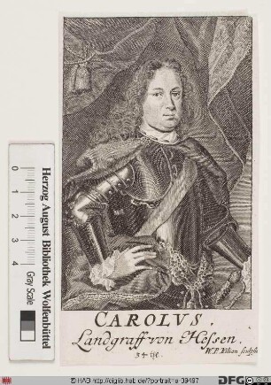 Bildnis Karl I., Landgraf von Hessen-Kassel (reg. 1670(1677)-1730)