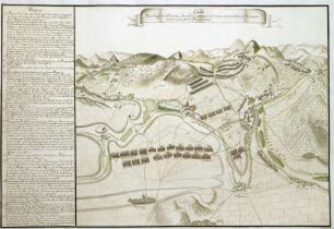 WHK 24 Deutscher Siebenjähriger Krieg 1756-1763: Plan der Schlacht bei Lobositz, 1. Oktober 1756