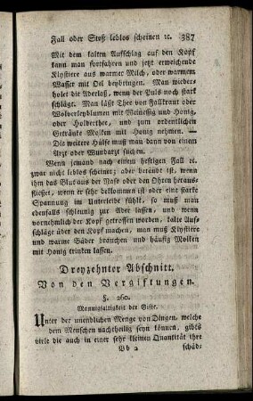 Dreyzehnter Abschnitt.