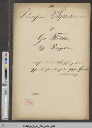 Groß Flöthe : Visitationsakten