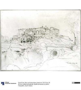 Blick auf Valmontone