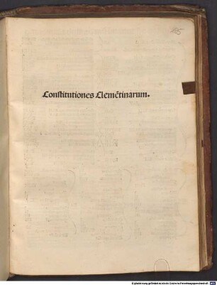 Liber Sextus, [2]. Constitutiones Cleme[n]tinarum