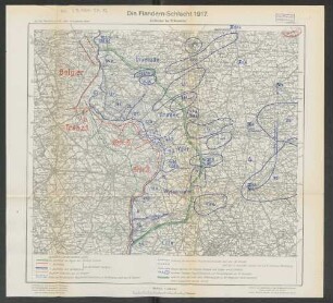 Beilage 7. Die Flandern-Schlacht 1917. 22. Oktober bis 10. November.