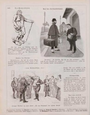 "Der Protzenbauer" "Auf der Secundärbahn" "Undankbar"