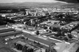 Freiburg: Industriegebiet, von Süden