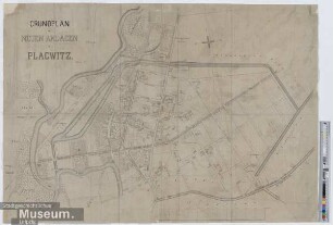Grundplan der Neuen Anlagen in Plagwitz