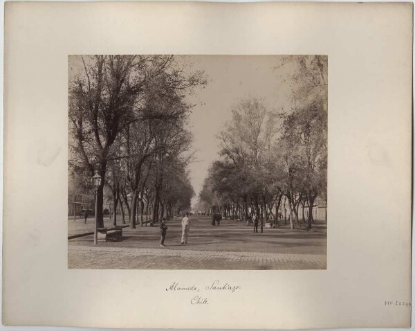 Alameda - main street in Santiago