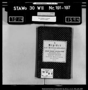 Zivilstandsregister Eimen (Kanton Eschershausen)