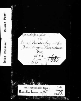 Widerspruchs- und Appellationsbuch