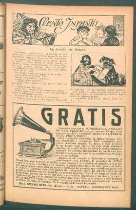 La lección de lectura : Cuento infantil