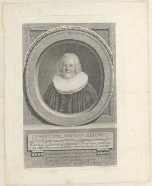 Bildnis des Christoph August Reichel