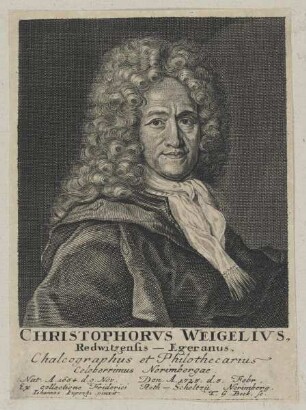 Bildnis des Christophorvs Weigelivs
