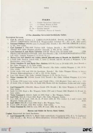 Italien (Nr. 1-356)