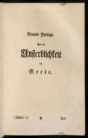 225-256, Neunte Predigt.
