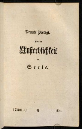 225-256, Neunte Predigt.
