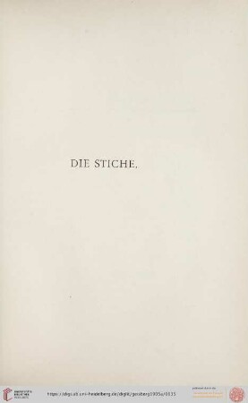 Die Stiche
